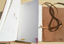 Journal Diary Women Leather Bound Handmade Paper Art Sketchbook (581) 2 small