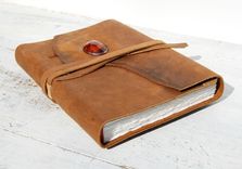 Custom Handmade Leather Bound Journal 3 small