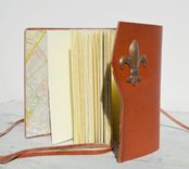Custom Hand Made, Leather Bound Journal 4 small