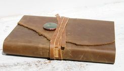 Custom Handmade Leather Bound Journal 5 small