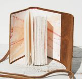 Custom Handmade Leather Bound Collection Set Western Adventure Art Poetry Notebook (187) 4 small