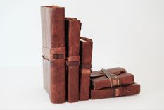 Custom Handmade Leather Bound Mexican Adventure Collection Set 3 small