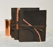 Handmade Leather Bound Set Journal Collection (209) 5 small