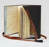 Leather Bound Handmade Journal Cane River Louisiana Creole Travel Diary Art Notebook  (119) 2 small