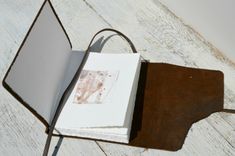 Handmade Brown Leather Bound Journal Travel Adventure Diary Watercolor Art Notebook Ledger 3 small