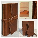 Handmade Leather Bound Cowboy Journal Western Travel Diary Notebook 1 small