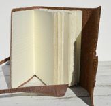 Handmade Leather Bound Cowboy Journal Western Travel Diary Notebook 5 small