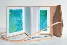 Leather Bound Handmade Journal Travel Diary Handmade Paper Art Notebook 2 small