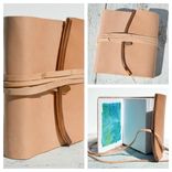 Leather Bound Handmade Journal Travel Diary Handmade Paper Art Notebook 3 small