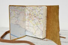 Handmade Leather Bound Outlaw Mexico Bandit Journal Travel Vintage Map Diary Poetry Art Notebook 2 small