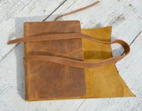 Handmade Leather Bound Outlaw Mexico Bandit Journal Travel Vintage Map Diary Poetry Art Notebook 5 small