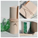 Handmade Leather Bound Journal Bone White Lady Travel Dairy Block Print Art Notebook 5 small