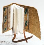Leather Bound Journal Handmade Southwest Travel Diary Mexican Art Poetry Notebook 3 small