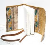 Leather Bound Journal Handmade Southwest Travel Diary Mexican Art Poetry Notebook 4 small