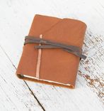 Handmade Leather Bound Pocket Journal Diary 2 small