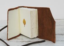 Handmade Leather Bound Pocket Journal Diary 4 small