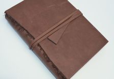 Handmade Leather Bound Sleeve Journal Personal Day Planner Ledger Travel Diary 1 small
