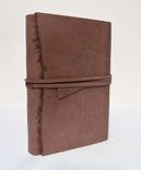 Handmade Leather Bound Sleeve Journal Personal Day Planner Ledger Travel Diary 6 small