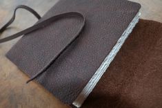 Brown Bull Hide Leather Bound Adventure Cowboy Journal Diary 2 small
