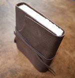 Brown Bull Hide Leather Bound Adventure Cowboy Journal Diary 3 small