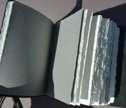 Custom Handmade To Order Bound Black Leather Journal Diary Notebook 2 small