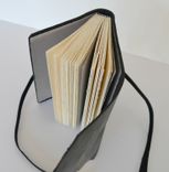 Custom Handmade To Order Bound Black Leather Journal Diary Notebook 4 small