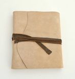 Custom Buckskin Leather Bound Travel Journal Diary Notebook Day Planner 2 small