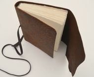 Handmade To Order Pigskin Leather Bound Travel Journal Diary Notebook 2 small