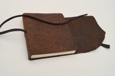 Handmade To Order Pigskin Leather Bound Travel Journal Diary Notebook 3 small