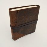 Handmade To Order Pigskin Leather Bound Travel Journal Diary Notebook 4 small