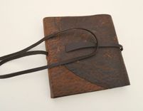 Handmade To Order Pigskin Leather Bound Travel Journal Diary Notebook 5 small