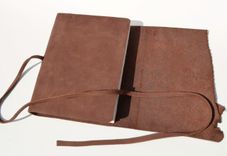 Leather Bound Handmade Photography Journal Day Planner Ledger Diary Sleeve 4 small