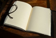 Elegant Chic Handmade Leather Bound Lined Journal Luxury Book Set 4 small