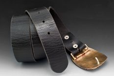 Western Belt Buckle, Mountain Landscape, Mens, Silver, Metalsmith 2 small