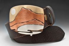 Mountain Belt In Sterling Silver, Brass, And Copper 3 small
