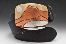Mountain Belt In Sterling Silver, Brass, And Copper 4 small