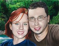 Custom Colored Couples Portrait 1 small