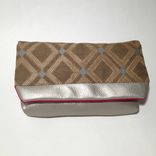 Leather And Textile Crossbody Handbag 2 small