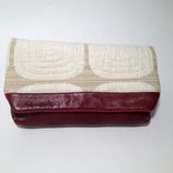 Leather And Textile Crossbody Handbag 3 small
