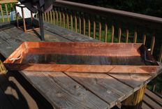Copper Planter Tray 1 small