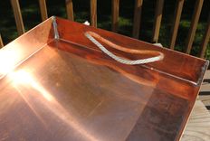 Copper Planter Tray 3 small