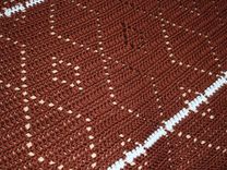Diamond Accented Crochet Afghan 1 small