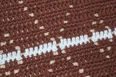 Diamond Accented Crochet Afghan 2 small