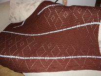 Diamond Accented Crochet Afghan 3 small