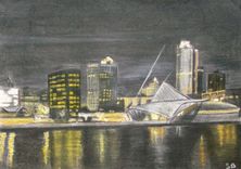 Drawing  City's At Night 1 small