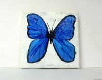 Mini Painting's, Butterflies 1 small