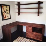 Custom Walnut Desk With Dovetailed Sides 1 small