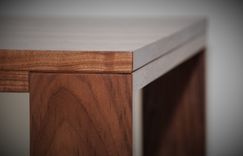 Walnut Geo Leg Coffee Table 2 small