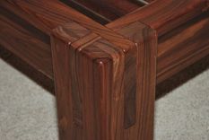 Slatted Platform Bed - Walnut 3 small