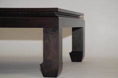 Black Walnut Ming Coffee Table - Free Shipping 3 small